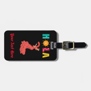 Hola! Spanish theme/senorita/editable text  Luggage Tag