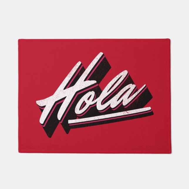 Hola text design doormat (Front)