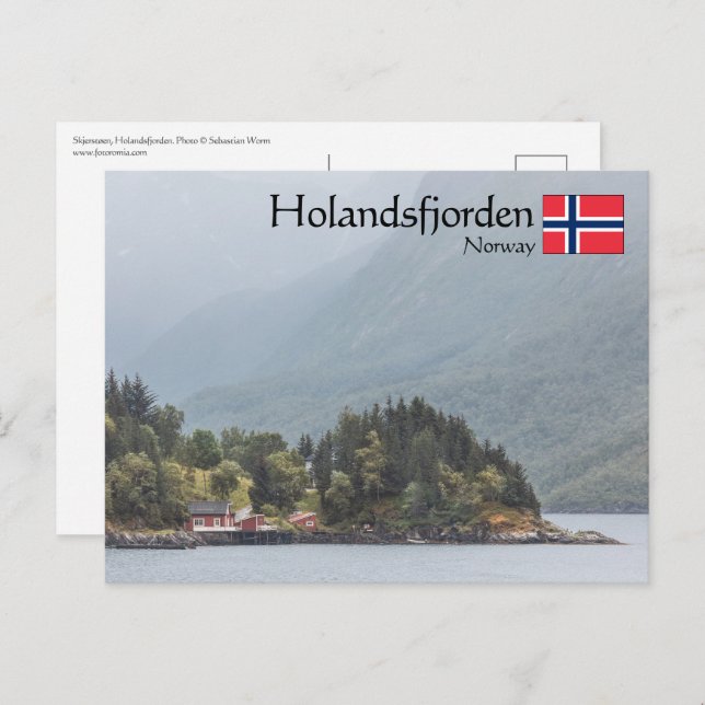 Holandsfjorden Norway Postcard (Front/Back)