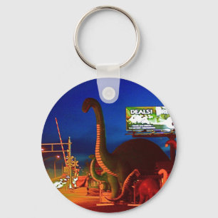 Holbrook Dinosaurs-Rte 66 Keychain