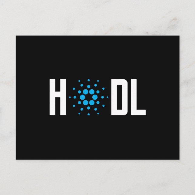 Hold Cardano Postcard (Front)