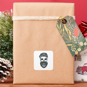 Hold Fast No Shave Square Sticker