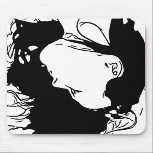 Hold Her Hair Back Mouse Pad