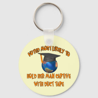 Hold Her Man Captive Keychain