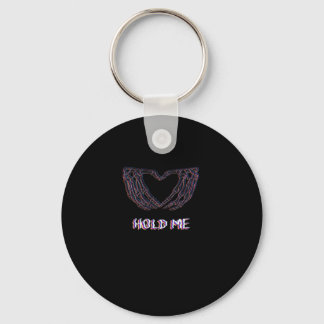 Hold Me Classic - Skeleton Hand Heart Keychain
