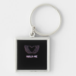 Hold Me Classic - Skeleton Hand Heart Keychain