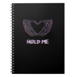 Hold Me Classic - Skeleton Hand Heart Notebook