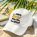 Hold My Beer Girlfriend Trucker Hat<br><div class="desc">Funny item says Hold My Beer While I Kiss Your Girlfriend.  Makes a Great gift for the beer drinker in your life!</div>