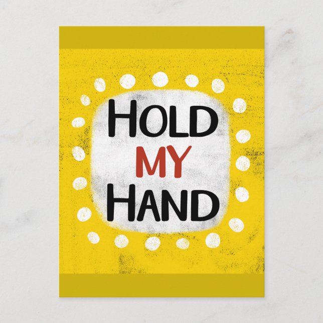 Hold My Hand Postcard (Front)