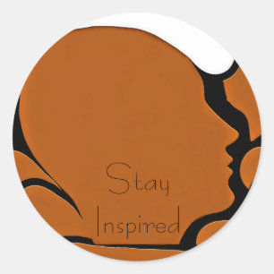 Hold On_Customize Product Classic Round Sticker