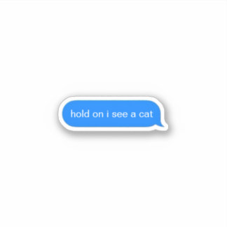 Hold on i see a cat