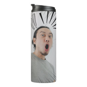 Hold On It’s My Turn! – Comic Expression Design Thermal Tumbler