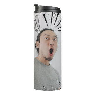Hold On It’s My Turn! – Comic Expression Design Thermal Tumbler