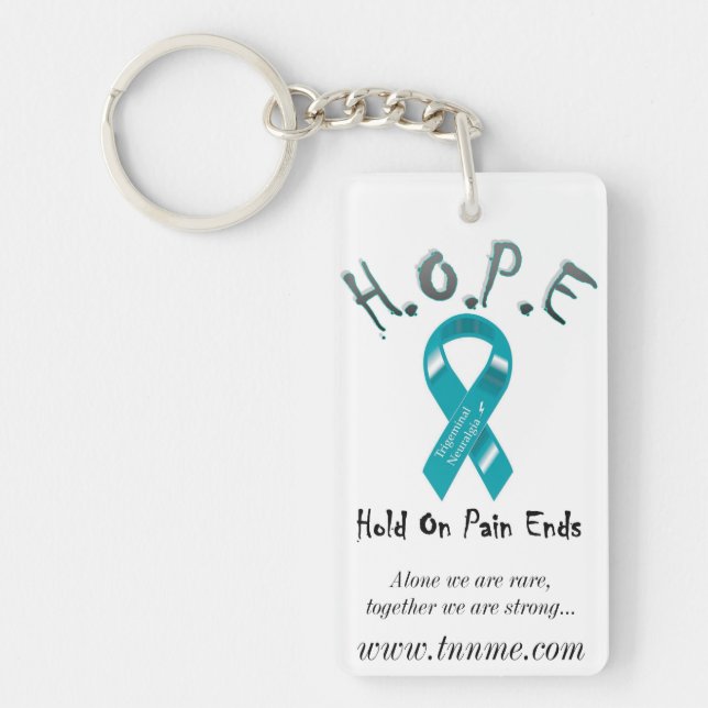 Hold On Pain Ends... Keychain (Front)