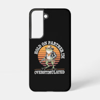 Hold On Partner I'm Overstimulated Cowboy Frog 