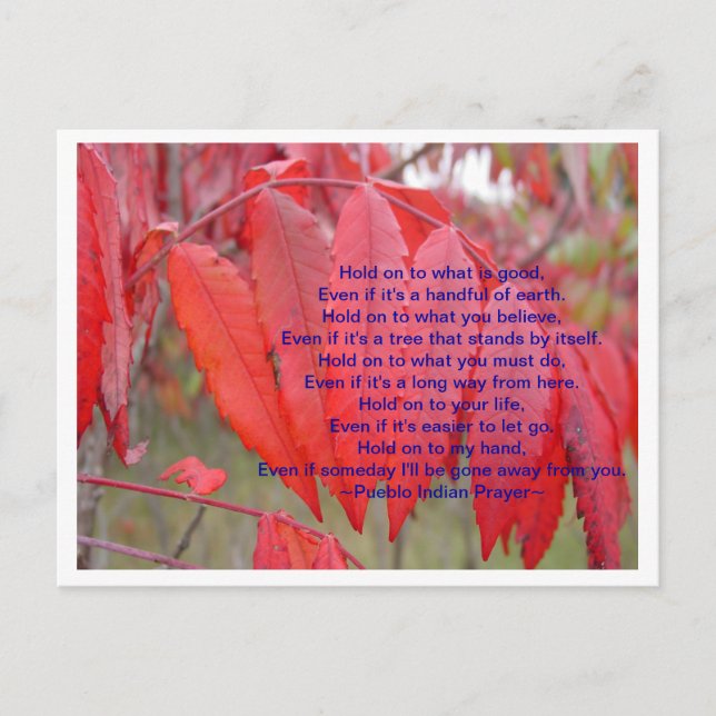 Hold On Postcard (Front)