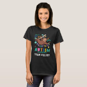 Hold On To Your Uniqueness Sloth Autism Awareness T-Shirt (Front Full)