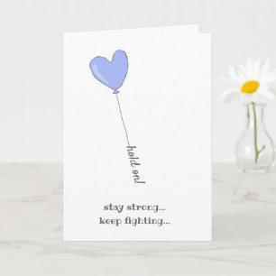 Hold on! Together we will beat this - Beat Cancer Card