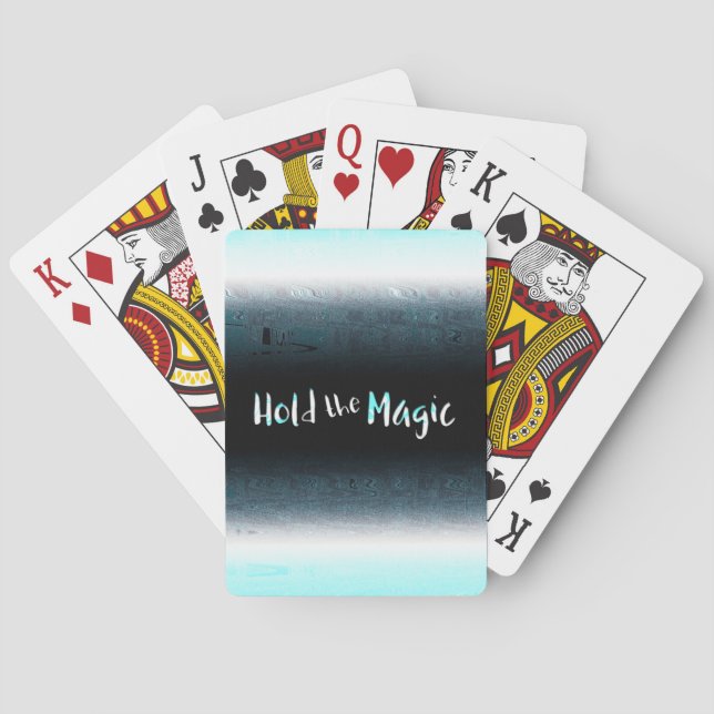 Hold the Magic Playing Cards (Back)