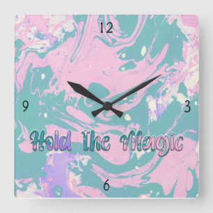 Hold the Magic Square Wall Clock
