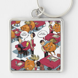 Hold The Onions Please Funny Foodies Keychain