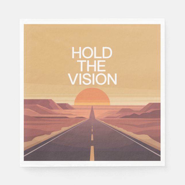 Hold The Vision Napkin (Front)