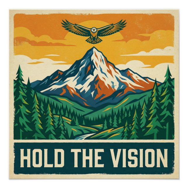 Hold The Vision Poster (Front)