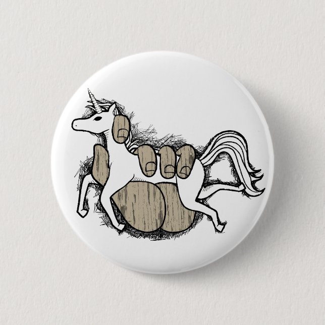 Hold tight to your dream 2 inch round button (Front)