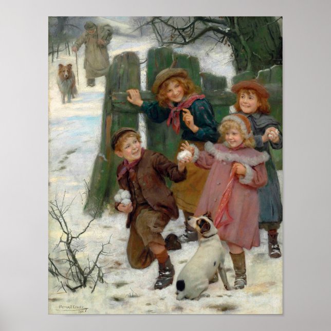 Hold Up, Here He Comes | Arthur John Elsley Poster (Front)