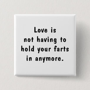 Hold Your Farts 2 Inch Square Button