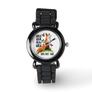 Hold your head high, you got this fox watch