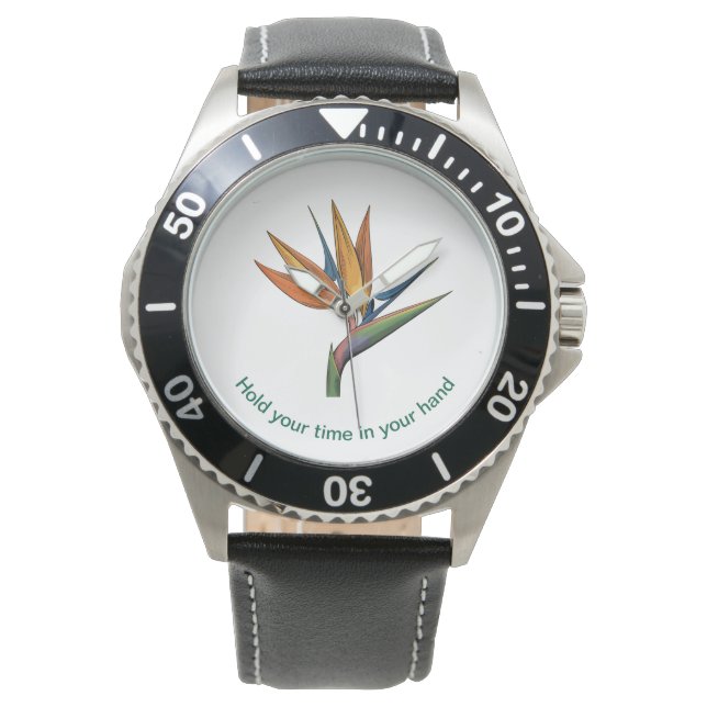 Hold Your Time Men's Bird of Paradise Watch (Front)