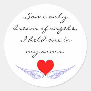 Holding angels sticker