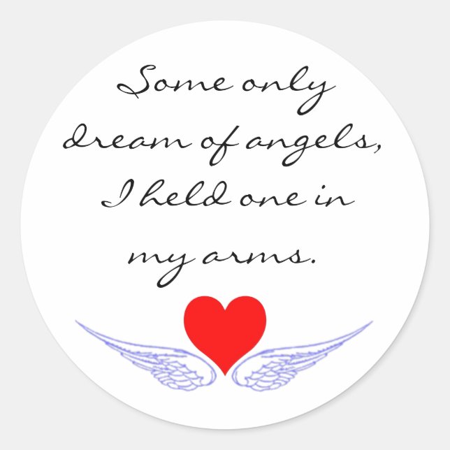 Holding angels sticker (Front)