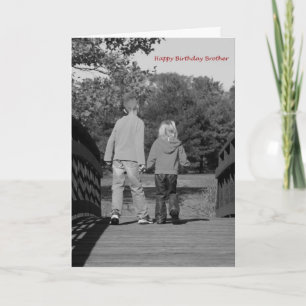 Holding Hands - Brother Card