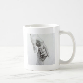 Holding hands coffee mug