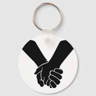 Holding Hands Keychain
