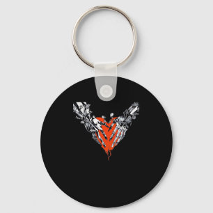 Holding Heart Classic Design Keychain