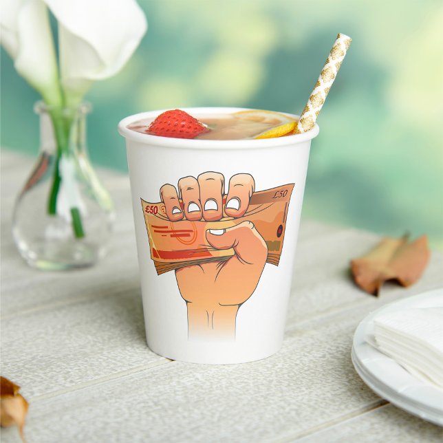 Holding Money Paper Cups (Creator Uploaded)