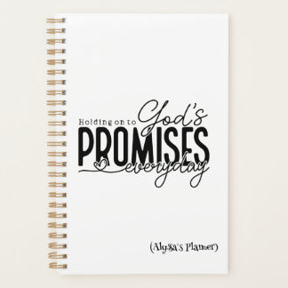 "Holding on to God's Promises Everyday" Planner