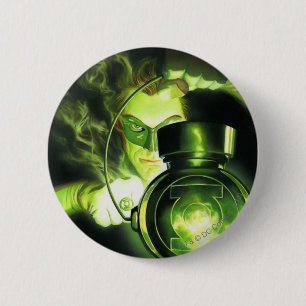 Holding the Green Lantern 2 Inch Round Button