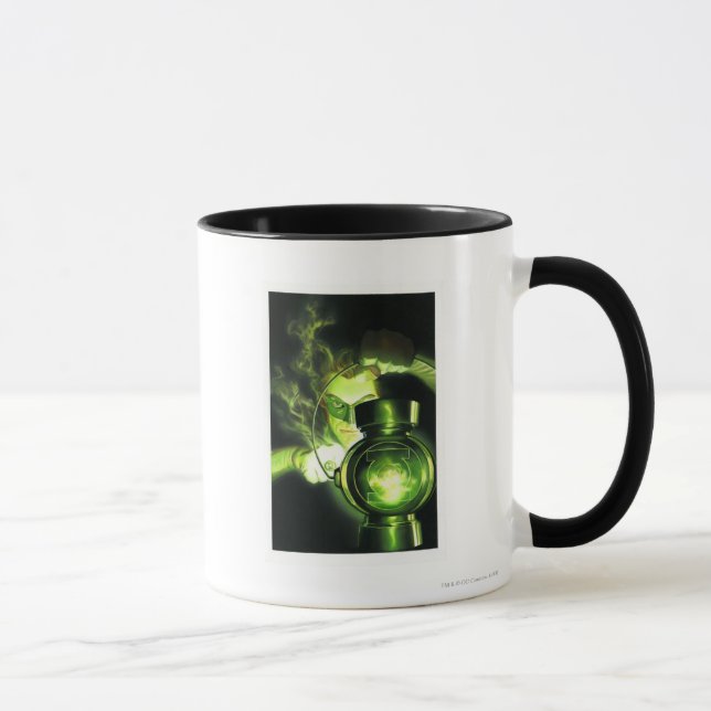 Holding the Green Lantern Mug (Right)