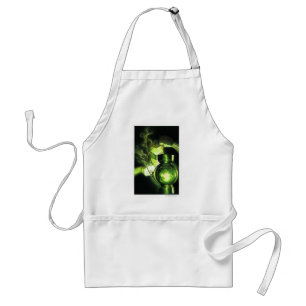 Holding the Green Lantern Standard Apron