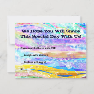 Holding the Torah Bar Mitzvah Invitation reply