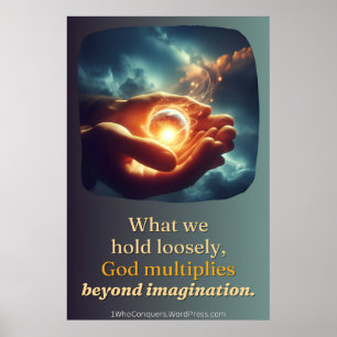 Holding the Universe Lightly Poster