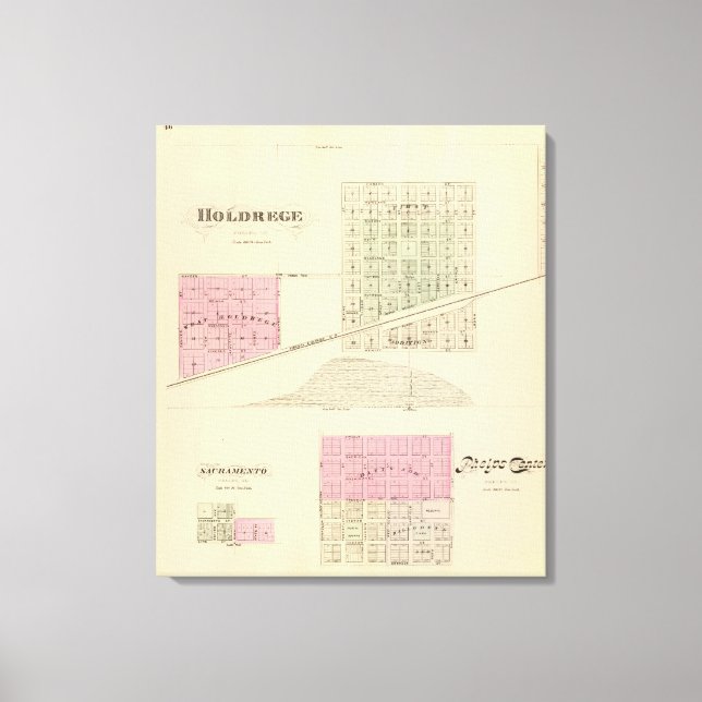 Holdrege, Nebraska Canvas Print (Front)