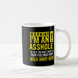 Hole Holes Warning Profanity Fun Gag Gift  Coffee Mug