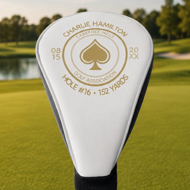 Hole in One Award Keepsake Golf Head Cover (Creator Uploaded)