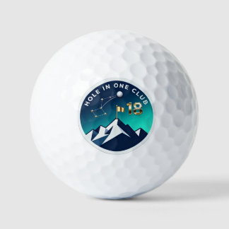 Hole In One Club 18 | Night Sky Mountain Golf  Balls