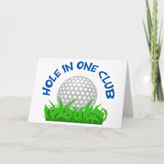 Hole In One Club Card